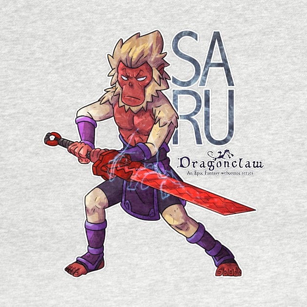 Saru, warrior macaque by Kame